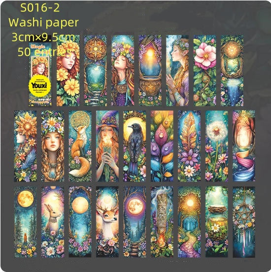 S016-Have a nice day ( Magic scroll ) 6 Styles Washi paper