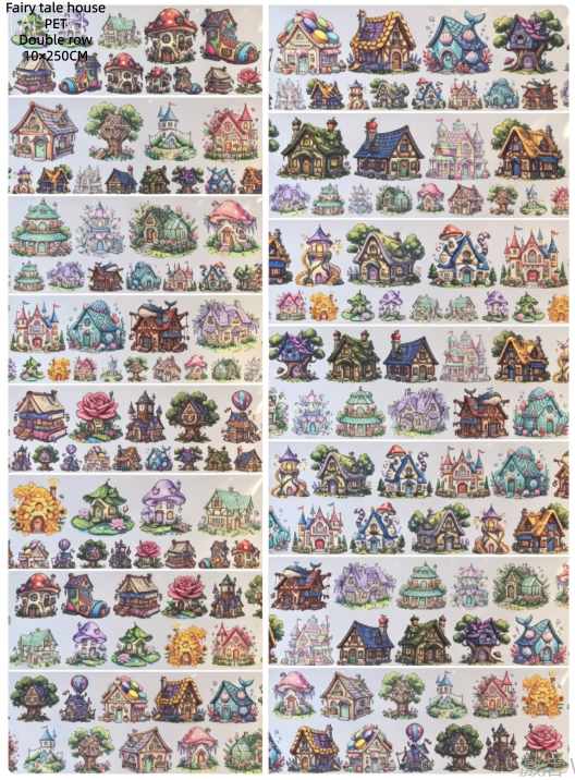 Limited Edition《Zhai Mao Ju 》Fairy tale house and grassland