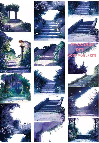 Xiao Ke Ai A1 HUA YUAN YE (Garden Night ) 2 Sizes 3 Styles LOOPS