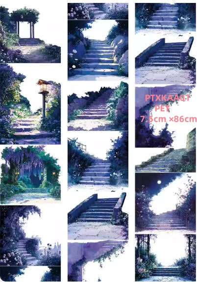 Xiao Ke Ai A1 HUA YUAN YE (Garden Night ) 2 Sizes 3 Styles LOOPS