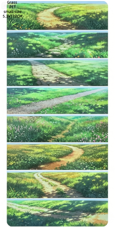 Limited Edition《Zhai Mao Ju 》Fairy tale house and grassland
