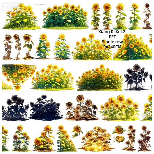 Limited Edition《Zhai Mao Ju 》Sunflower (Loop)