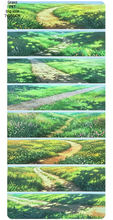 Limited Edition《Zhai Mao Ju 》Fairy tale house and grassland