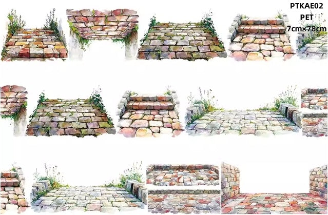 Xiao Ke Ai E ( Masonry , Stone path  ) 7 Styles LOOPS
