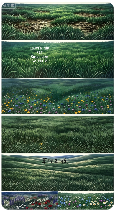 Limited Edition《Zhai Mao Ju 》Grassland and Lawn (Loop)