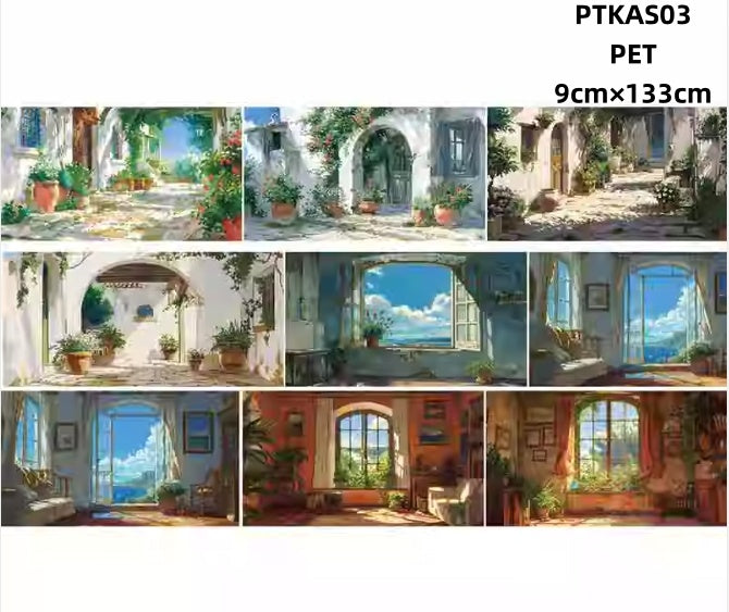 Xiao Ke Ai S ( Gardon ,Snowfield ,View ,Stone road ) 7 Styles LOOPS