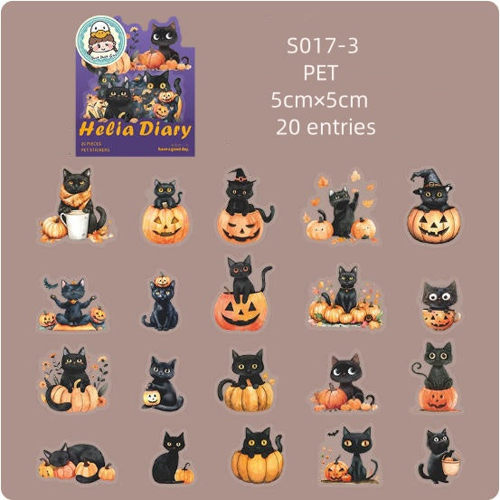 S017-Helia Diary Sticker 4 Styles