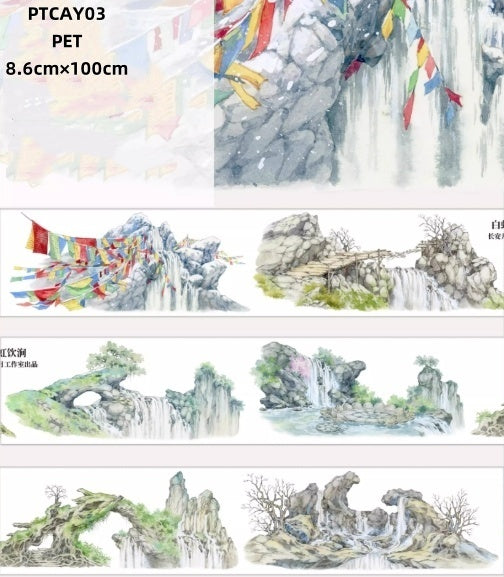 Chang An Yue A ( Lhasa , Falls ,Landscape ,The South Pole ) 7 Styles LOOPS
