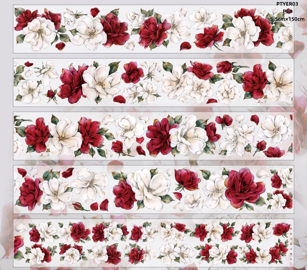 Yi Er Wen Chuang 8(Flower ,Rose ,Four leaf clover,Purple rose) Styles LOOPS