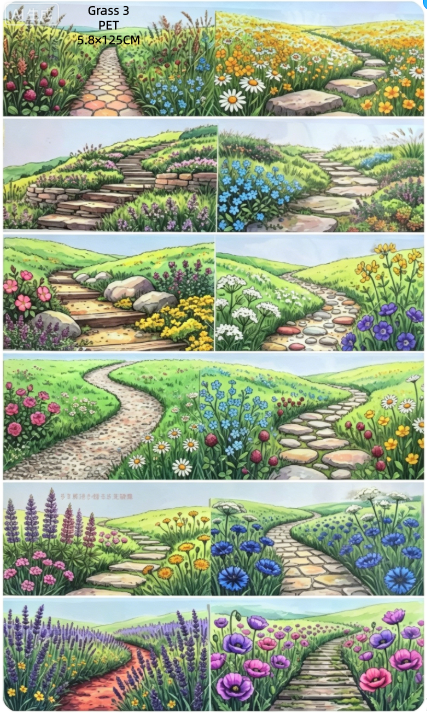Limited Edition《Zhai Mao Ju 》Fairy tale house and grassland