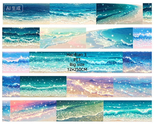 Limited Edition《Zhai Mao Ju 》Sea ,Beach and Astronomical phenomena (Loop)
