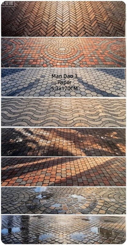 Limited Edition《Zhai Mao Ju 》Ground,Brick road,Grass ( Loop )