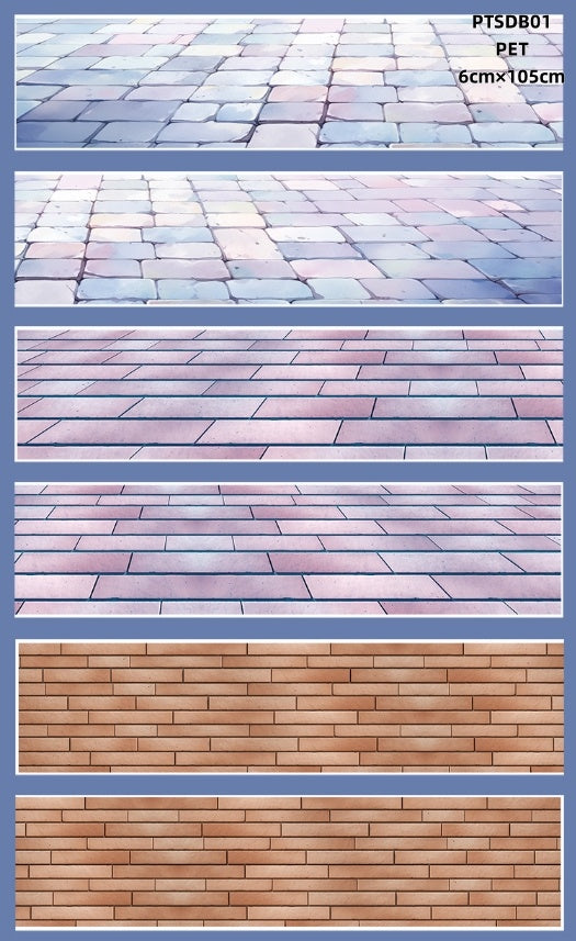 San Du Wen Chuang B(Ground ,Steps ,Cannes estate ,Sunset at the seaside ,Seascape ,shell,dolphin ,jellyfish ,Spend vacation by sea ) 7 Styles LOOPS