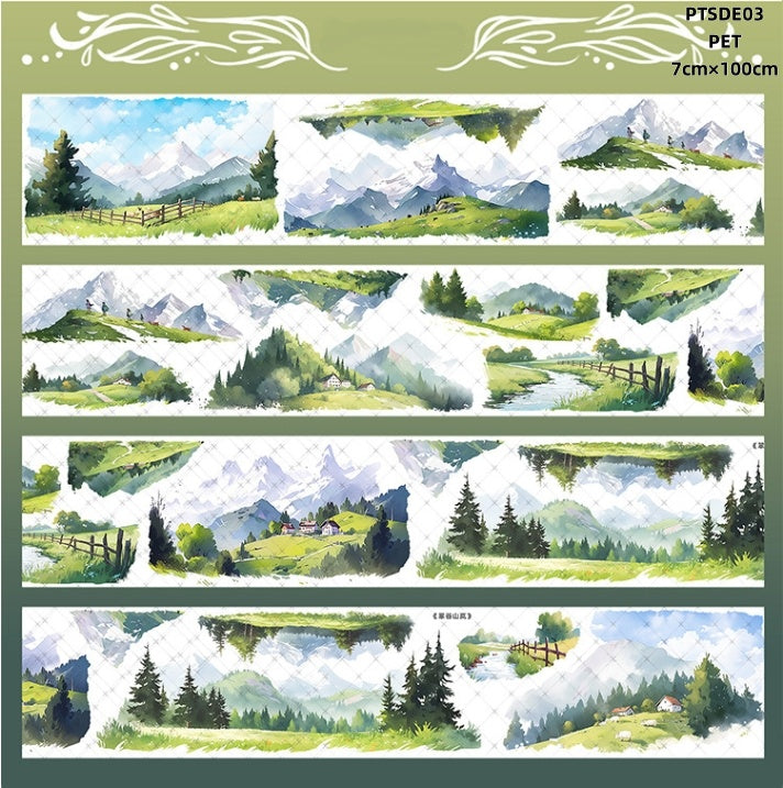 San Du Wen Chuang E(Rock ,Spring fields,Mountain) 3 Styles LOOPS