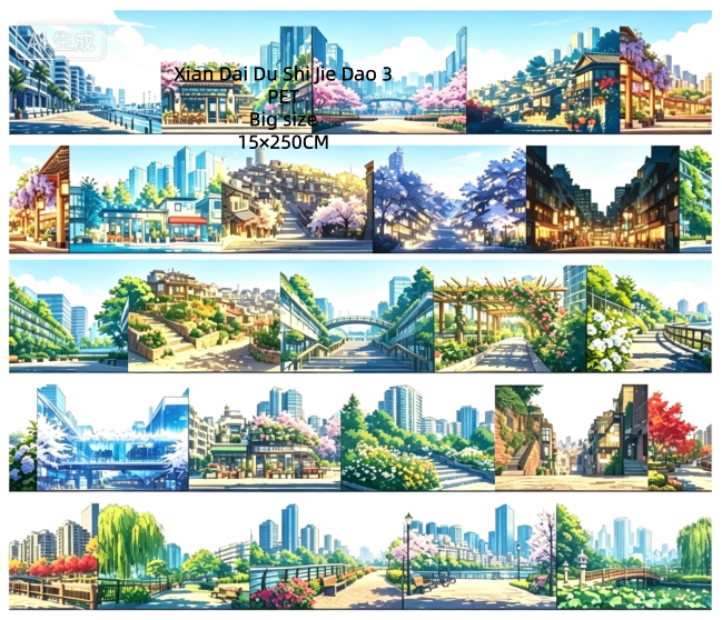 Limited Edition《Zhai Mao Ju 》Modern urban streets （Loop)