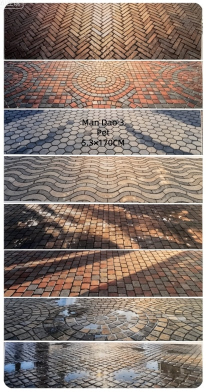 Limited Edition《Zhai Mao Ju 》Ground,Brick road,Grass ( Loop )