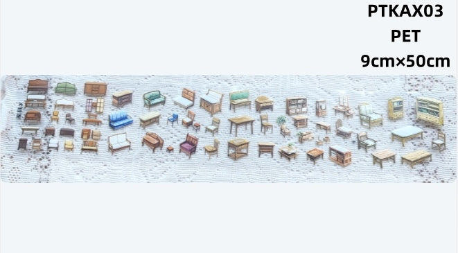 Xiao Ke Ai X ( Indoor furniture ,table ,chair,sofa,television ) 3 Styles LOOPS