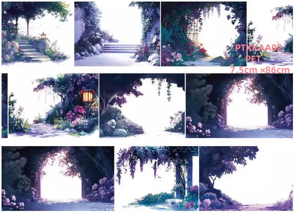 Xiao Ke Ai A1 HUA YUAN YE (Garden Night ) 2 Sizes 3 Styles LOOPS