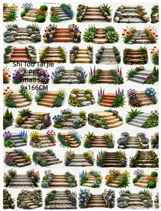 Limited Edition《Zhai Mao Ju 》Modern style steps and Stone steps (Loop)