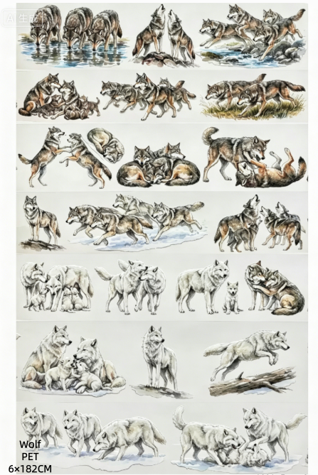 Limited Edition《Zhai Mao Ju 》Animals,Bird of prey,Forest of creatures (Loop)