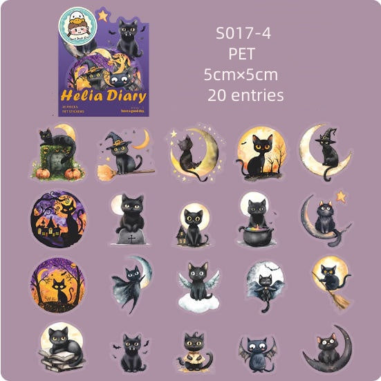 S017-Helia Diary Sticker 4 Styles