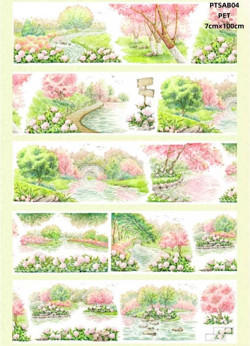 Shi An Jia B(Tree,Withered tree,Steps ,Four seasons tree ,Rockery,lavender ) 10 Styles LOOPS