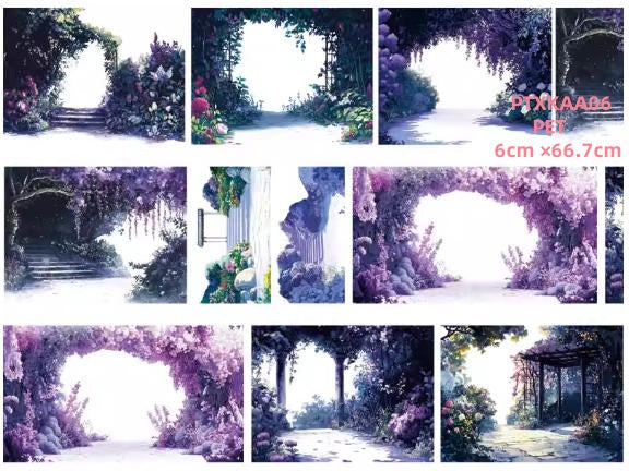 Xiao Ke Ai A1 HUA YUAN YE (Garden Night ) 2 Sizes 3 Styles LOOPS