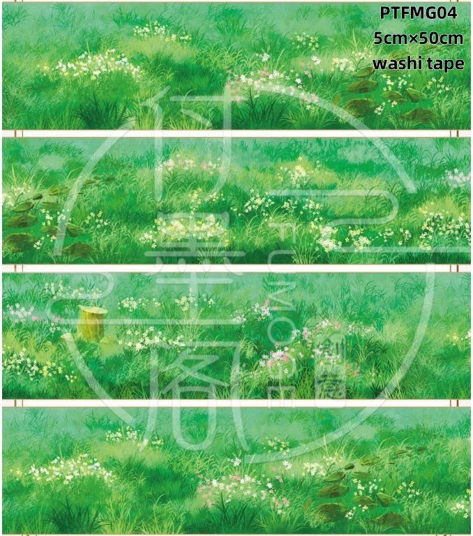 Fu Mo Ge 1 ( Glassland, thunderstorm,pavement,bridge,pavilion ) 9 Styles LOOPS