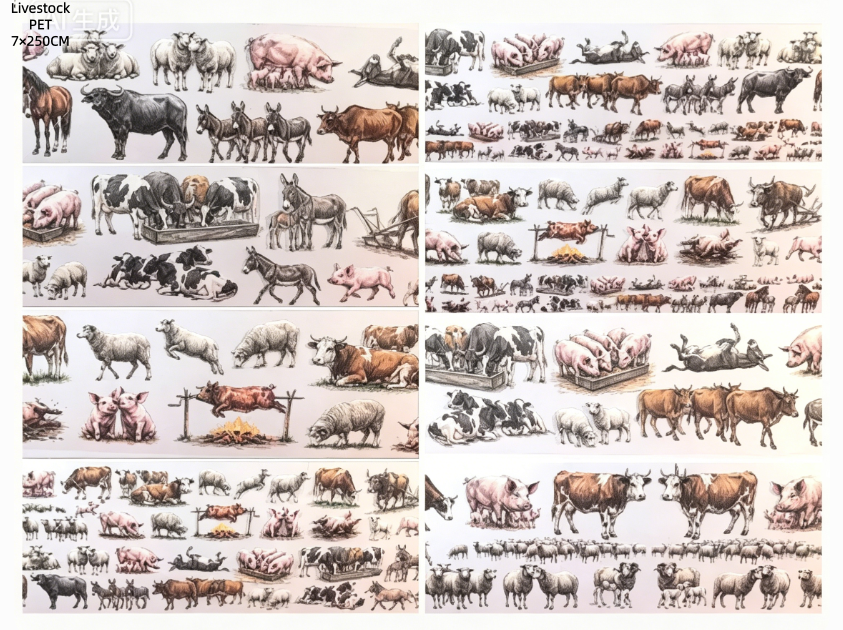 Limited Edition《Zhai Mao Ju 》Animals,Bird of prey,Forest of creatures (Loop)