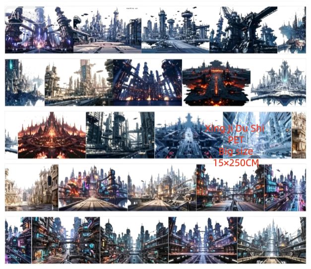 Limited Edition《Zhai Mao Ju 》Interstellar Metropolis，Interstellar Architecture, Interstellar Separation (Loop)