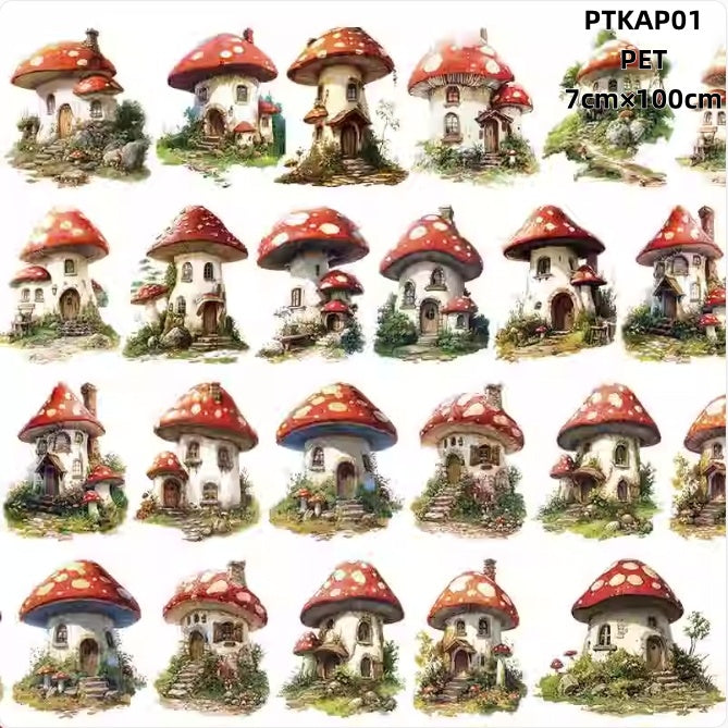Xiao Ke Ai P ( Mushroom house ) 2 Styles  LOOPS