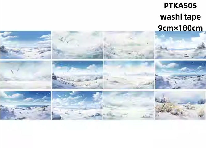 Xiao Ke Ai S ( Gardon ,Snowfield ,View ,Stone road ) 7 Styles LOOPS