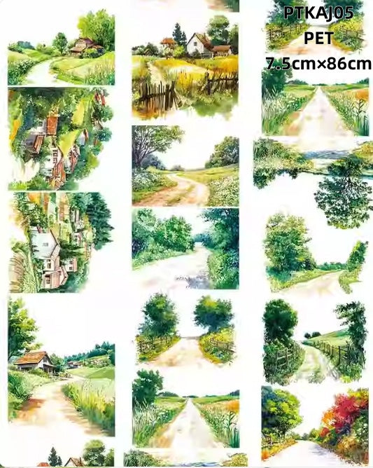 Xiao Ke Ai J ( Rural house,countryside ) 8 Styles LOOPS