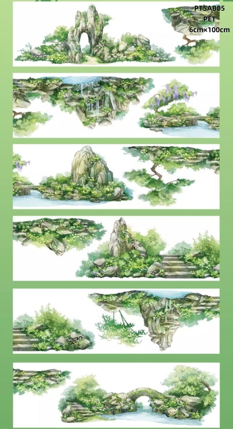 Shi An Jia B(Tree,Withered tree,Steps ,Four seasons tree ,Rockery,lavender ) 10 Styles LOOPS