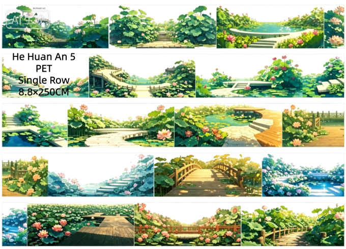 Limited Edition《Zhai Mao Ju 》Lotus,Lotus pond (Loop)