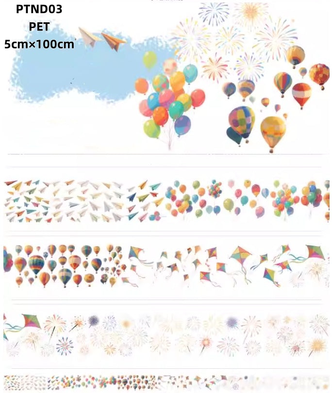 Nai Dong 7 （ Amusement park, hot air balloon ,kite ,fireworks ,castle,Nighttime road ,Rainy night road surface,city night view) 11 Styles  LOOPS