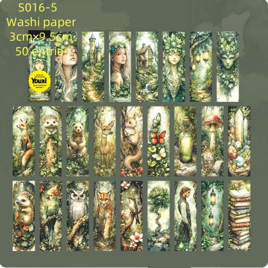 S016-Have a nice day ( Magic scroll ) 6 Styles Washi paper