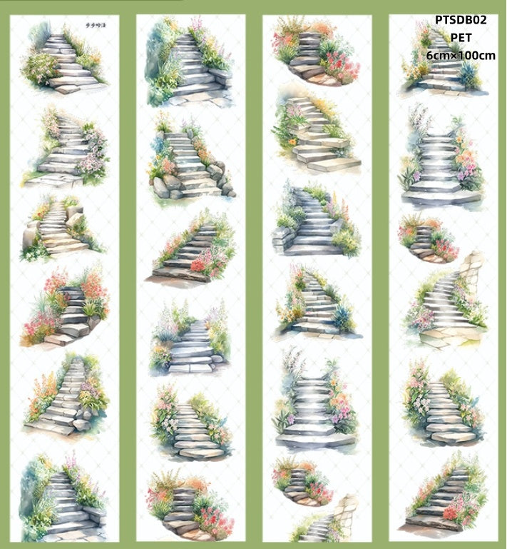 San Du Wen Chuang B(Ground ,Steps ,Cannes estate ,Sunset at the seaside ,Seascape ,shell,dolphin ,jellyfish ,Spend vacation by sea ) 7 Styles LOOPS