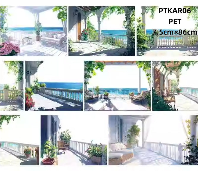 Xiao Ke Ai R ( Balcony, Sea view ,Beachside courtyard ,Gardon house ) 7 Styles  LOOPS