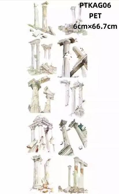 Xiao Ke Ai G ( Roman column , marble pillar ) 6 Styles LOOPS