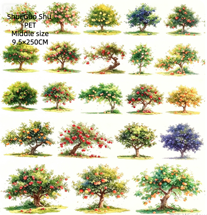 Limited Edition《Zhai Mao Ju 》Half-body tree,Fruit tree,Half-body fruit tree (Loop)