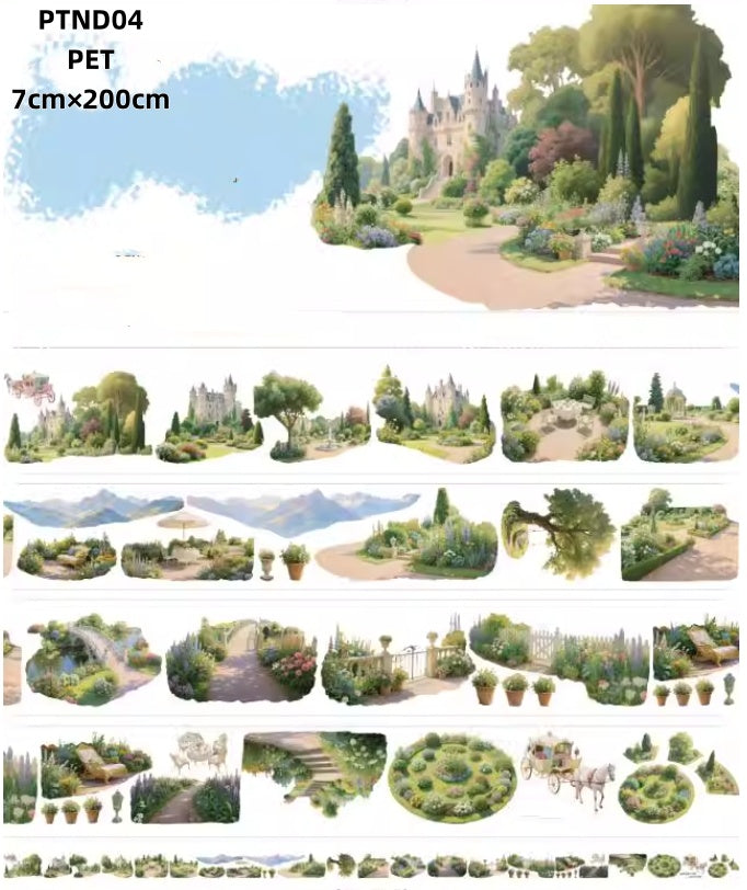 Nai Dong 7 （ Amusement park, hot air balloon ,kite ,fireworks ,castle,Nighttime road ,Rainy night road surface,city night view) 11 Styles  LOOPS