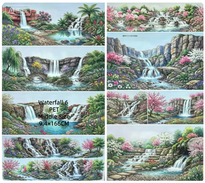 Limited Edition《Zhai Mao Ju 》Waterfall ,Journey of wanderlust and Ancient style pond (Loop)