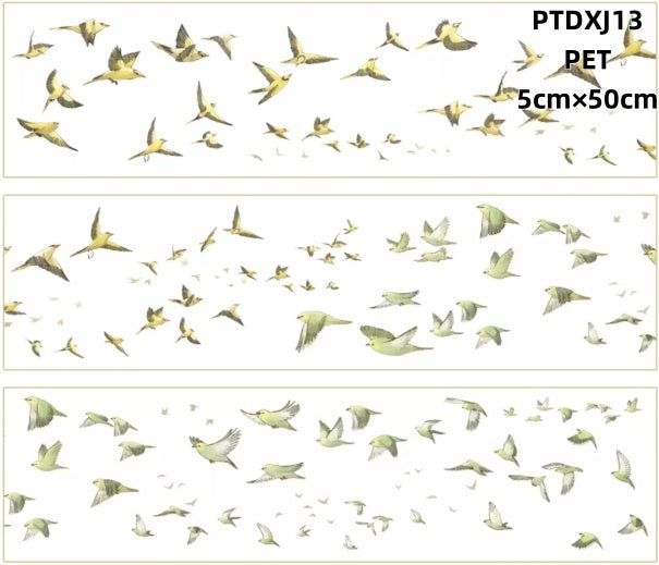 Da Xiang Jun 8-16 ( Animals ,rain ,fog , snow ,tiger ,bird ) 9 Styles LOOPS
