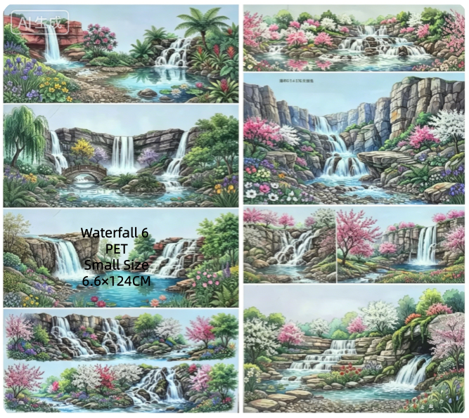 Limited Edition《Zhai Mao Ju 》Waterfall ,Journey of wanderlust and Ancient style pond (Loop)
