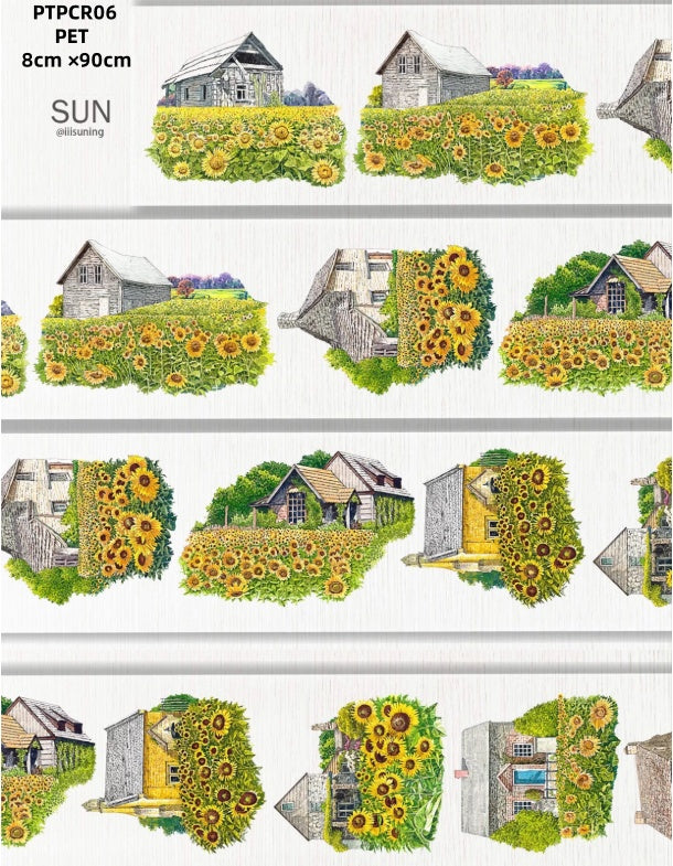 Pin Chuan Ri 05-06 ( Sunflower field , Sunflower cabin ）2 Styles LOOPS