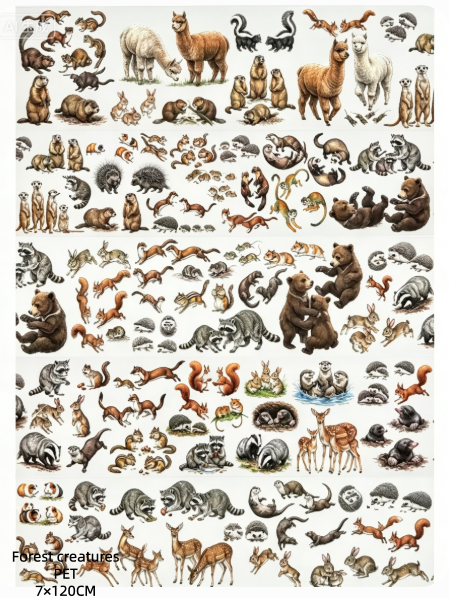 Limited Edition《Zhai Mao Ju 》Animals,Bird of prey,Forest of creatures (Loop)