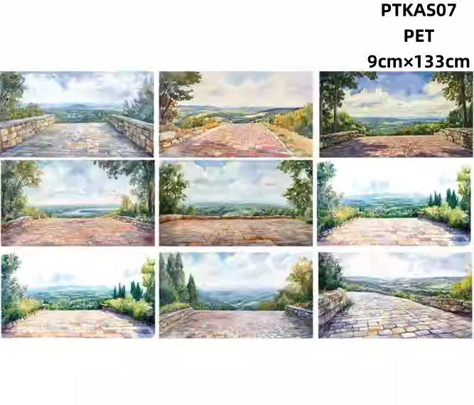 Xiao Ke Ai S ( Gardon ,Snowfield ,View ,Stone road ) 7 Styles LOOPS