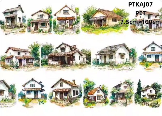 Xiao Ke Ai J ( Rural house,countryside ) 8 Styles LOOPS