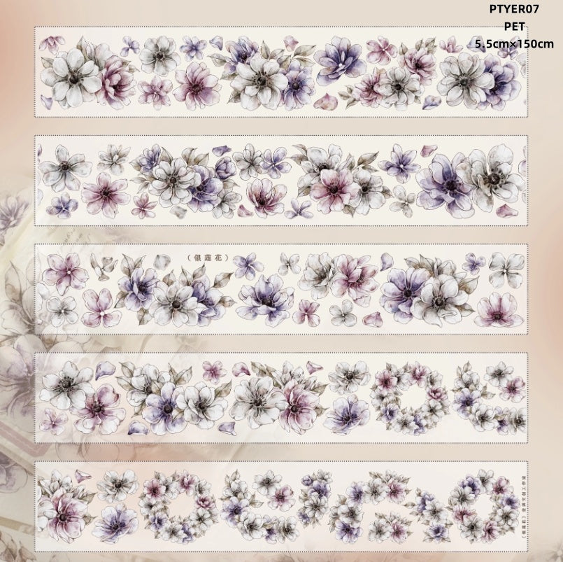 Yi Er Wen Chuang 8(Flower ,Rose ,Four leaf clover,Purple rose) Styles LOOPS